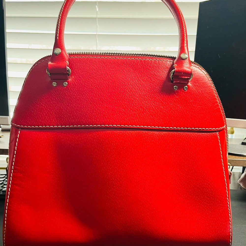 Kate Spade Vibrant Red Satchel - NWOT - Picture 3 of 16